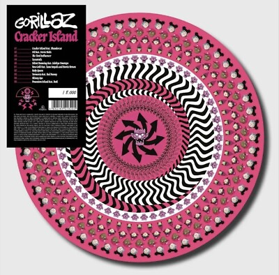 Gorillaz Cracker Island Limited Edition Zoetrope Vinyl **IN HAND**