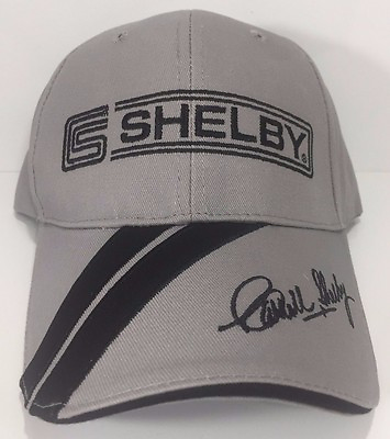 #ad Carroll Shelby Hat Cap Gray amp; Black W Caroll Shelby Signature GT350 GT500