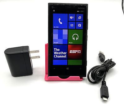 ATT ATamp;T Nokia Lumia 920 Windows Phone Black Great Shape W CHGR