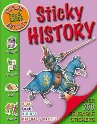 #ad Little amp; Large Sticker Activity Sticky History Little... Paperback softback