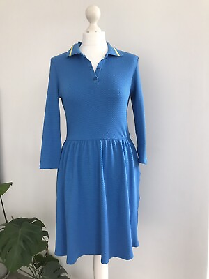 #ad Mademoiselle R ✈️ Blue Polo French Dress Size 10