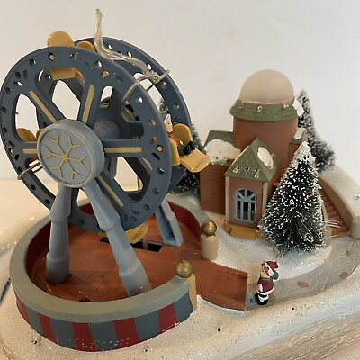 #ad Avon Christmas Fiber Optic Winter Carnival Ferris Wheel 2005 New w out Box