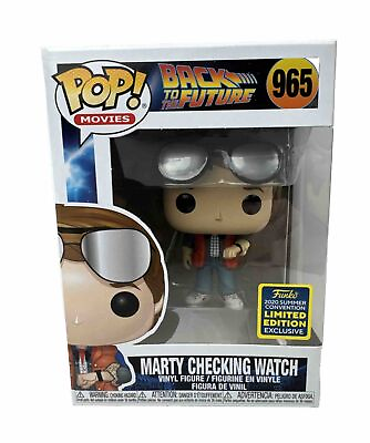 #ad Funko POP #965 Back to the Future Marty Checking Watch 2020 Summer Exclusive