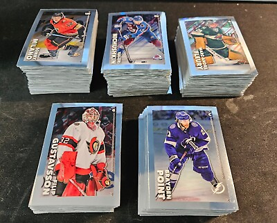 #ad 2022 23 Topps Chrome NHL Stickers Online Exclusive YOU PICK