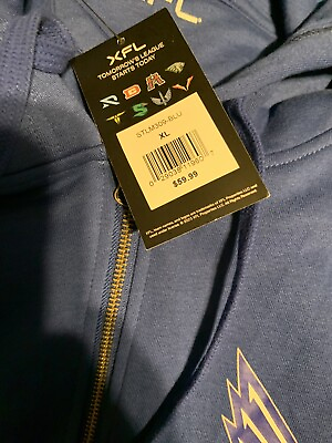 ST.Louis BATTLEHAWKS football hoodie . with the zipper front.