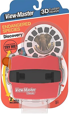 #ad View Master Classic Viewer Discovery Kids : Endangered Species Red Small