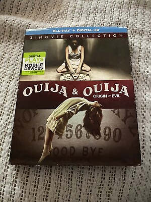 #ad #ad Ouija Ouija: Origin of Evil: RARE 2 Movie Collection W Slipcover Blu ray
