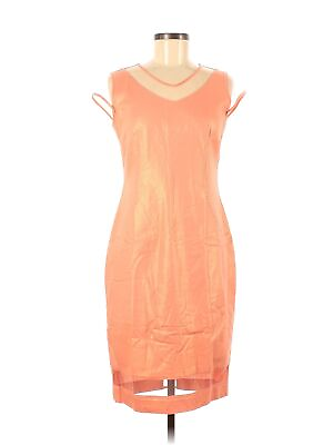 #ad Assorted Brands Women Orange Casual Dress M