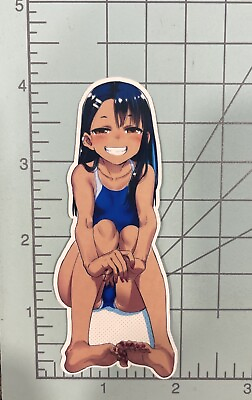 Don#x27;t Toy With Me Miss Nagatoro Sticker Swimsuit Anime Waifu