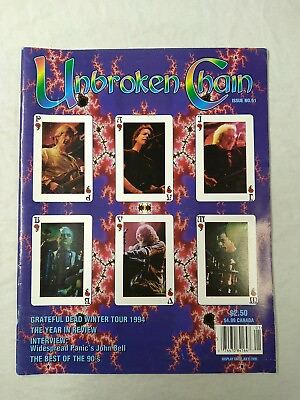 #ad Unbroken Chain Magazine Issue No 51 April May June 1995 Grateful Dead