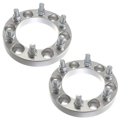 #ad 2pcs 1quot; Wheel Spacers 6x5.5 Fits Chevy Silverado Tahoe Avalanche