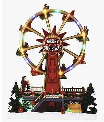 St Nicholas Square Carnival Ferris Wheel Merry Christmas Animated Lights Music