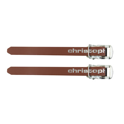 Zefal Vintage Leather Bicycle Toe Straps 370mm Brown