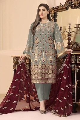 #ad Indian Pakistani Dress Party Wear Kameez Salwar Designer Bollywood Wedding Suit