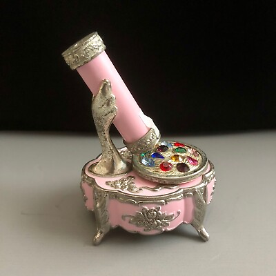 Kaleidoscope Music Box Only One Flower in The World Made in Japan #1286