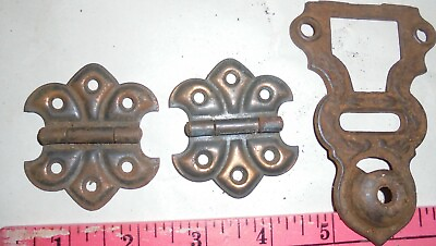 #ad Antique brass looking hinge