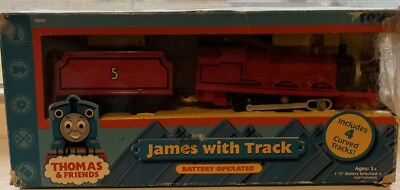 #ad Thomas amp; Friends James TrackMaster Train Engine Motorized TOMY