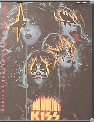 #ad #ad KISS POSTER MSG NYC 12 1 2023 END OF THE ROAD FINAL SHOWS PRINT # d OF 1000
