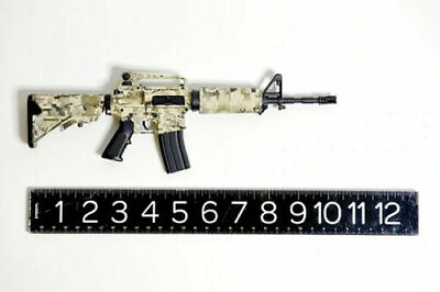 New Camouflaged Gun Miniature 1:3 Die Cast Toy Guns Mini AR 15 Build kit cool