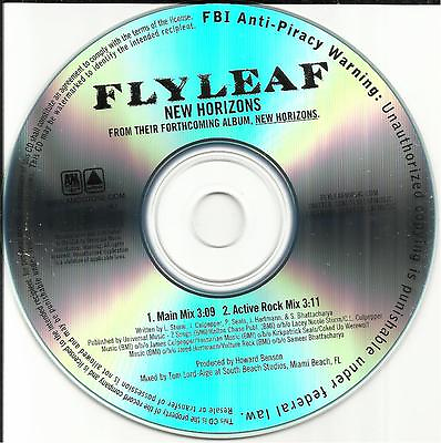 #ad FLYLEAF New Horizons w MAIN amp; ACTIVE ROCK MIXES TST PRESS PROMO DJ CD Single