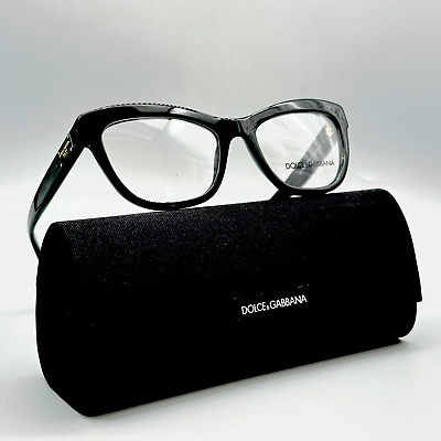 #ad DOLCE amp; GABBANA DG3253 501 Unisex Eyeglasses 51 17 140mm BLACK 100% Original