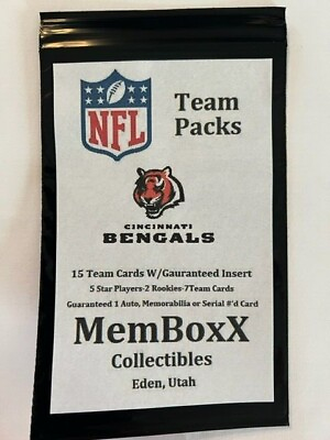 NFL TEAM PACK 100% HIT AUTO PATCH PSA or Insert 5 15 FOOTBALL CARDS ROOKIES