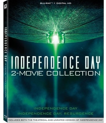 #ad Independence Day: 2 Movie Collection New Blu ray 2 Pack