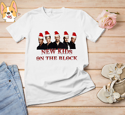 Merry Christmas And New Year New Kids On The Block Black Men All size Shirt AC22