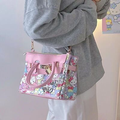 #ad Hello Kitty Handbag Shoulder Bag Portable Messenger Bag Girl Women Birthday Gift