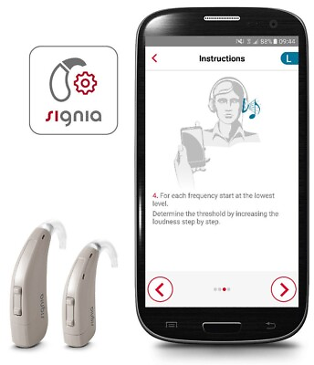 New Signi a RUN P Moderate Loss Behind The Ear Digital 70 132 dB BTE Hearing Aid