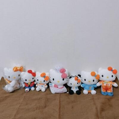 #ad Sanrio Hello Kitty Plush Mascot Not for sale Various Set Lot of 7 Bulk Goods