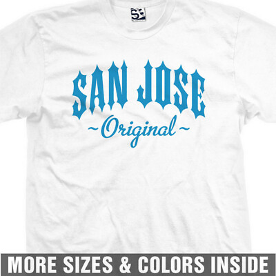 #ad San Jose Original Outlaw T Shirt Born Bred Raised Straight Outta Womens Mens Tee