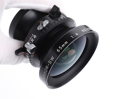 #ad Nikon Nikkor SW 65mm f 4 Large Format Lens Copal 0 Shutter very nice lens LOOK