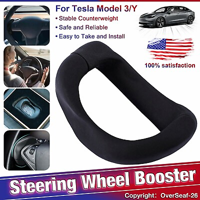 #ad Steering Wheel Booster Weight Autopilot Counterweight Ring for Tesla Model 3 Y
