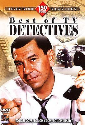 #ad BEST OF TV DETECTIVES 150 Classic Television Episodes 12 Double Sided Discs DVD