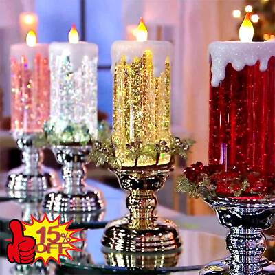LED Christmas Candles With Pedestal 🎅Hot Sale🎅