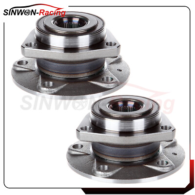 #ad 2 Front Wheel Bearing Hub Assembly For Volkswagen Golf City Audi A3 2006 2008