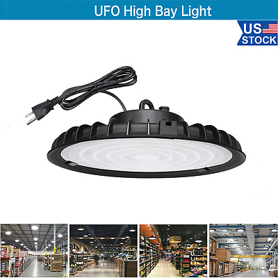#ad #ad 100W UFO LED High Bay Light 100Watt Work GYM Warehouse Industrial Workshop Light