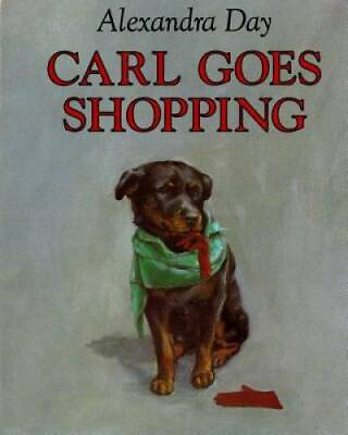 Carl Goes Shopping Board book By Day Alexandra GOOD