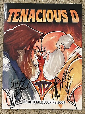 Tenacious D: The Official Coloring Book Signed Photo Edition LE 1000 Preorder