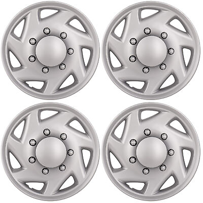 #ad NEW Hubcap for Ford Van 1998 2023 Premium 16 inch Heavy Duty Snap On Set of 4