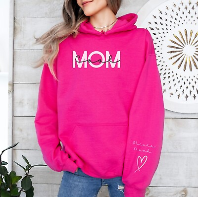 #ad #ad Personalized Cool Mom Hooded quot;Hoodiequot; with Kids#x27; Names XS 5XL Multiple Colors