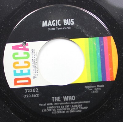 Rock Nm 45 The Who Magic Bus Someone#x27;S Coming On Decca