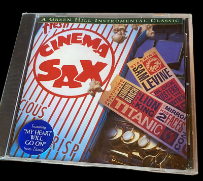 Cinema Sax Music Classic CD Sam Levine My Heart Will Go On Titanic How Do I Live