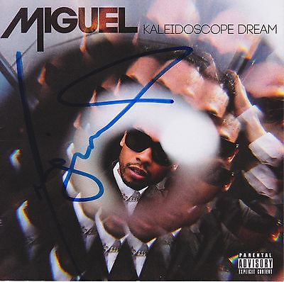 Miguel signed Kaleidoscope Dream cd