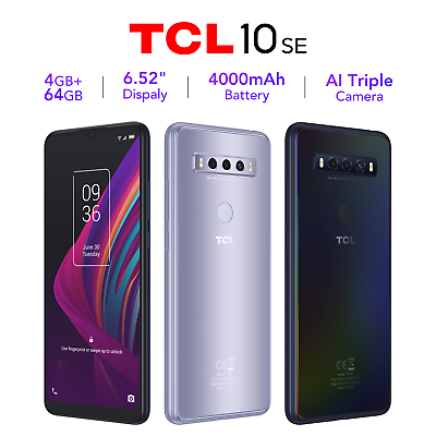 TCL 10 SE 4GB 64GB Smartphone AI Camera t mobile unlocked cell phone Android