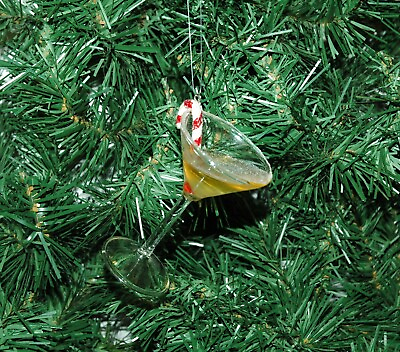 Martini Christmas Ornament