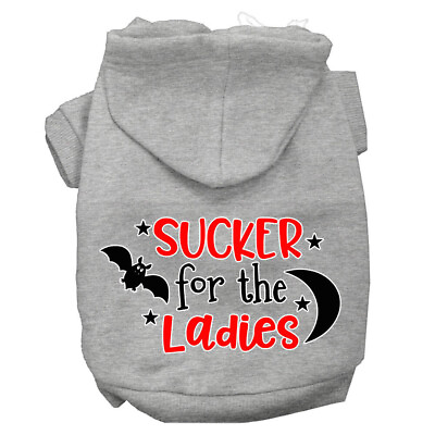 #ad Sucker For The Ladies Screen Print Dog Hoodie