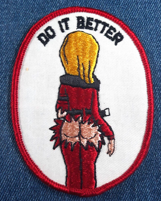 #ad NOS Original Vintage 70s Do It Better Patch Funny Retro Sexy Lady Foxy Woman