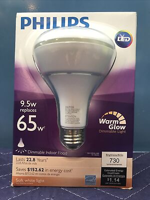 Philips LED Indoor Flood 65W 9.5W Dimmable Soft White